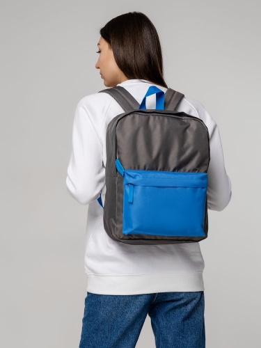 Рюкзак Sensa, серый с синим фото 6