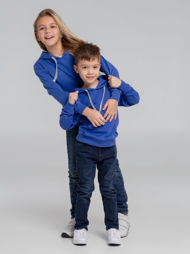 Толстовка с капюшоном детская Kirenga Kids, ярко-синяя фото 12