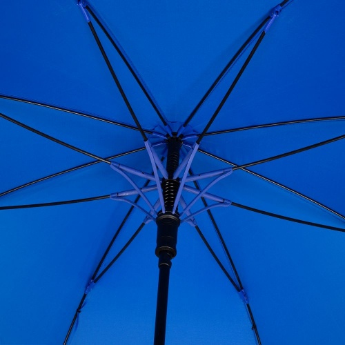 Зонт-трость Undercolor с цветными спицами, голубой фото 3