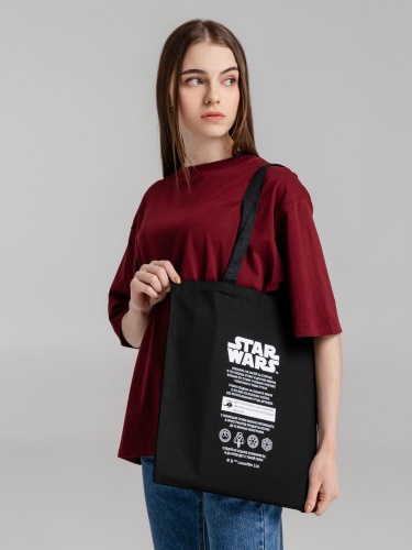 Холщовая сумка Star Wars Care Label, черная фото 2