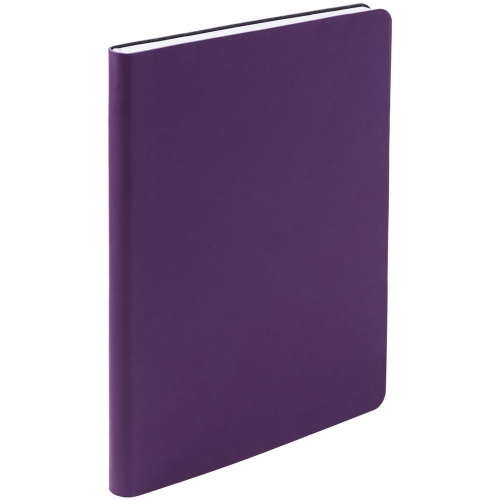 Ежедневник Flex Shall, недатированный, фиолетовый, с белой бумагой фото 2