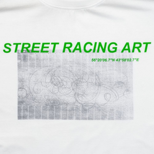 Футболка Street Racing Art, белая фото 6