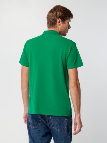 Рубашка поло мужская Summer 170, ярко-зеленая фото 6