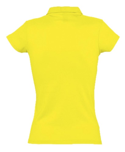 Рубашка поло женская Prescott Women 170, желтая (лимонная) фото 2