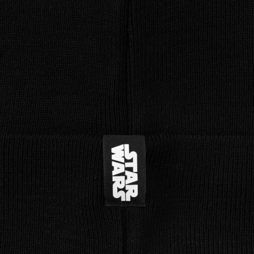 Шапка с люминесцентной вышивкой Star Wars, черная фото 6