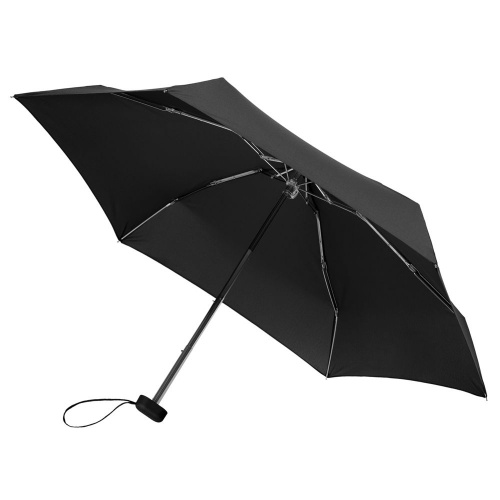 Зонт складной Five, черный фото 2