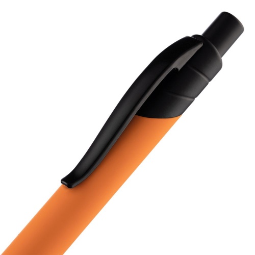 Ручка шариковая Undertone Black Soft Touch, оранжевая фото 5