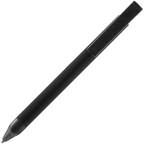 Ручка шариковая Standic с подставкой для телефона, черная фото 4