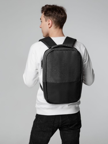 Рюкзак для ноутбука Campus, темно-серый с черным фото 7