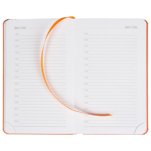 Ежедневник Basis Mini, недатированный, оранжевый фото 6