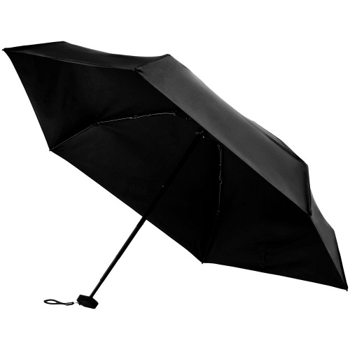 Зонт складной Color Action, в кейсе, черный фото 2