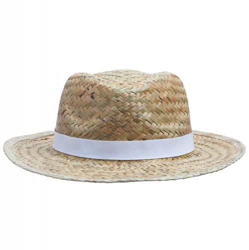 Шляпа Daydream, бежевая с белой лентой фото 2
