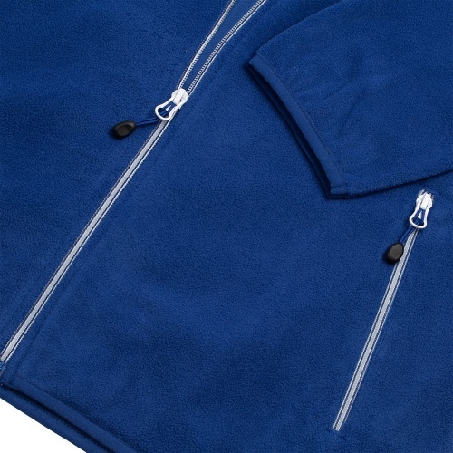 Куртка флисовая мужская Twohand, синяя фото 3