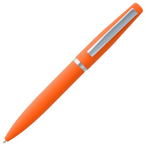 Ручка шариковая Bolt Soft Touch, оранжевая фото 3