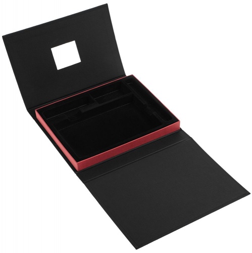 Коробка Plus, черная с красным фото 3