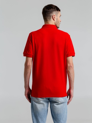 Рубашка поло мужская Virma Premium, красная фото 7