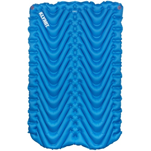 Надувной коврик Static V Double, синий фото 3