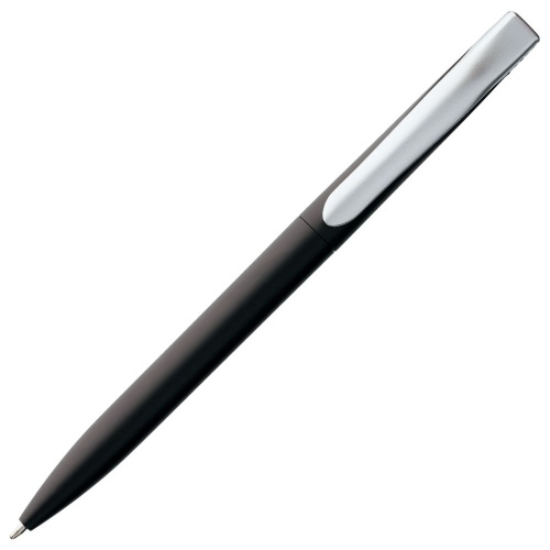 Ручка шариковая Pin Silver, черный металлик фото 3