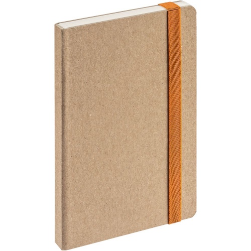 Ежедневник Eco Write Mini, недатированный, с оранжевой резинкой фото 2