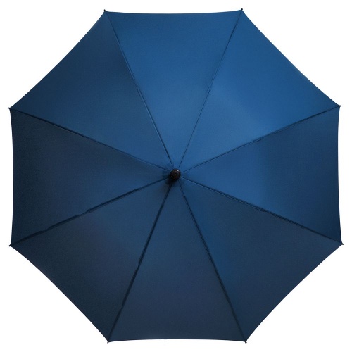 Зонт-трость Magic с проявляющимся цветочным рисунком, темно-синий фото 3