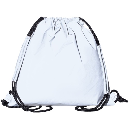 Детский рюкзак-мешок Manifest из светоотражающей ткани, серый фото 4