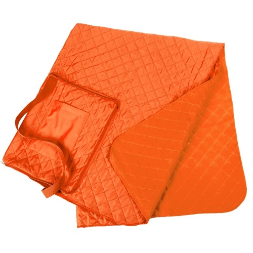 Плед для пикника Soft & Dry, темно-оранжевый фото 3