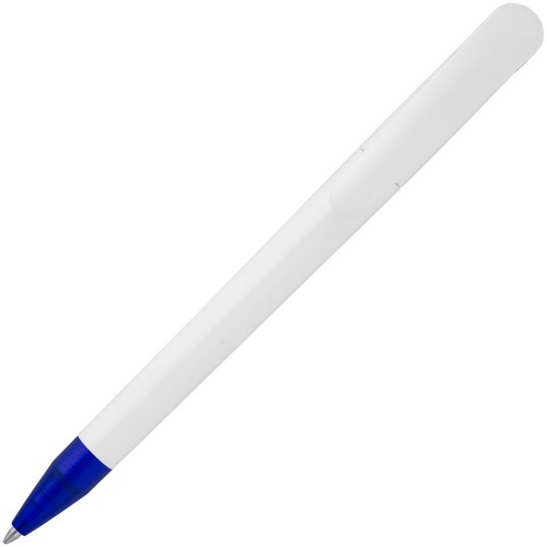 Ручка шариковая Beo Sport, белая с синим фото 3