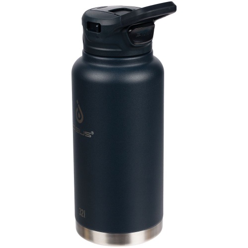 Термобутылка Fujisan XL, темно-синяя фото 4