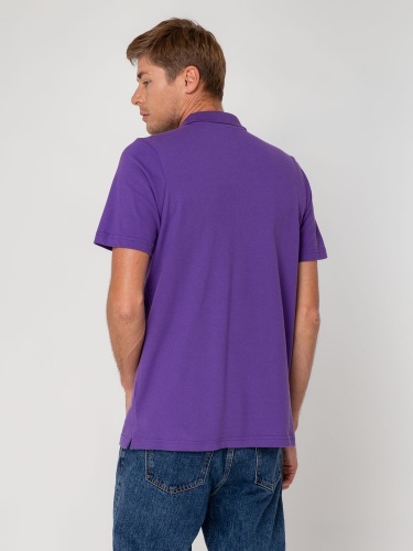 Рубашка поло мужская Virma Light, фиолетовая фото 7