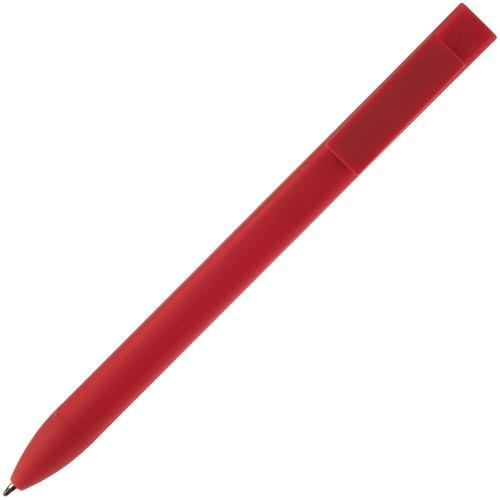 Ручка шариковая Swiper SQ Soft Touch, красная фото 2