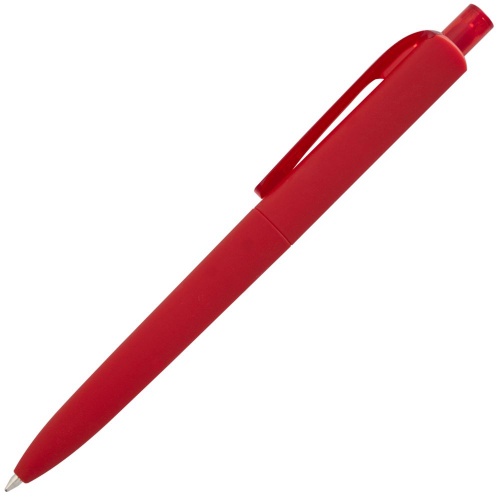 Ручка шариковая Prodir DS8 PRR-Т Soft Touch, красная фото 3