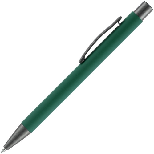 Ручка шариковая Atento Soft Touch, зеленая фото 2