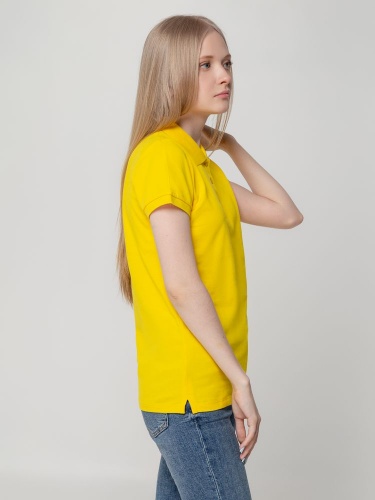Рубашка поло женская Virma Lady, желтая фото 6