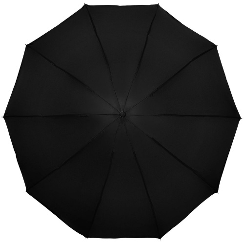 Зонт наоборот складной Stardome, черный фото 2