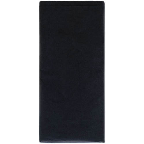 Декоративная упаковочная бумага Tissue, черная фото 2
