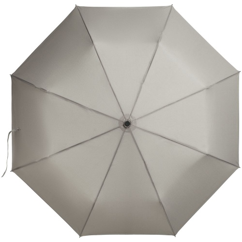 Складной зонт Tracery с проявляющимся рисунком, серый фото 2