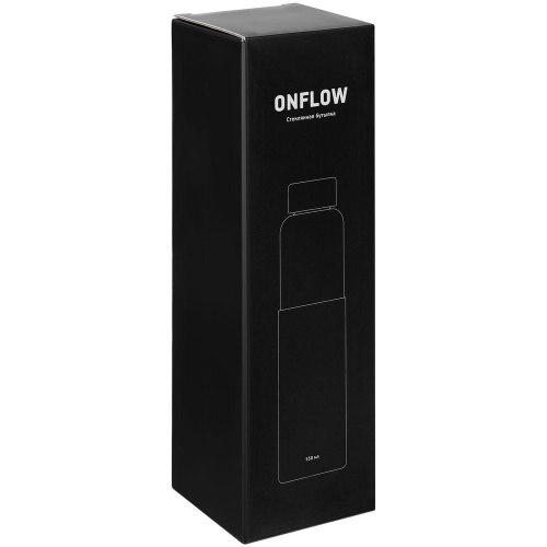 Бутылка для воды Onflow, черная фото 8