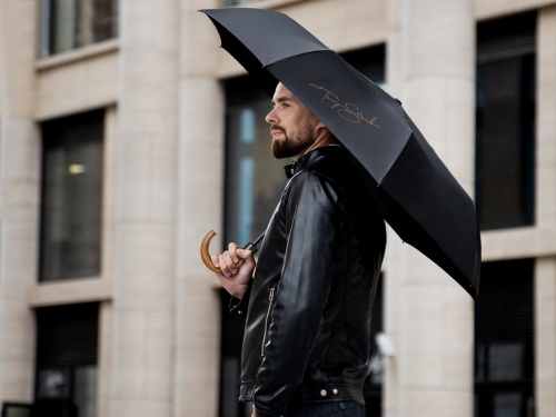 Зонт складной Tony Stark, черный фото 9