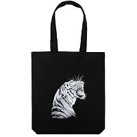 Холщовая сумка Like a Tiger, черная
