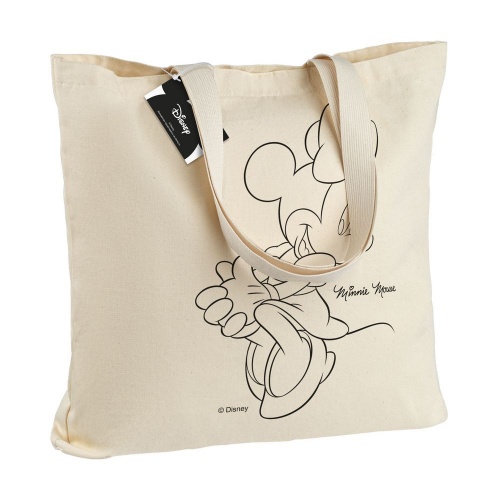 Холщовая сумка «Минни Маус. Lovely», неокрашенная фото 3