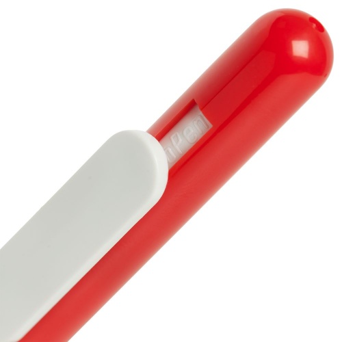 Ручка шариковая Swiper, красная с белым фото 4