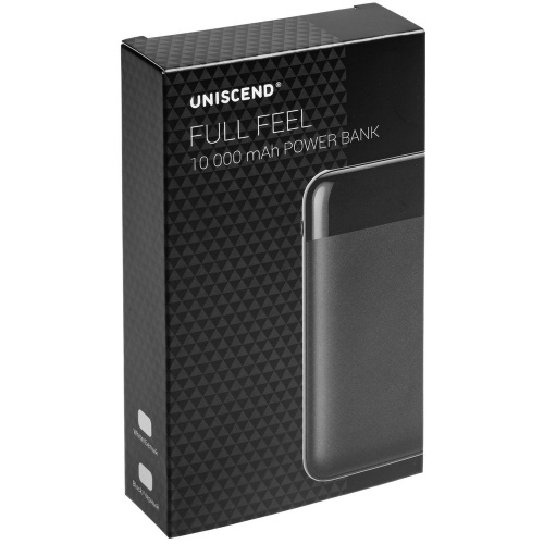 Внешний аккумулятор Uniscend Full Feel 10000 мАч с индикатором, белый фото 10