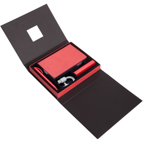 Коробка Plus, черная с красным фото 4