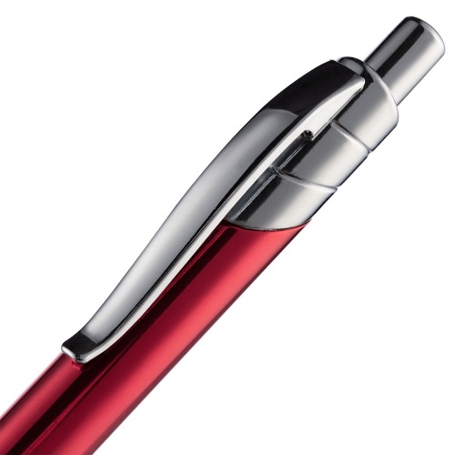Ручка шариковая Undertone Metallic, красная фото 5