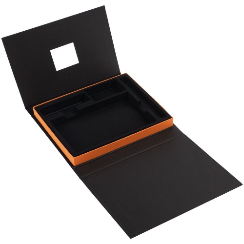 Коробка под набор Plus, черная с оранжевым фото 3