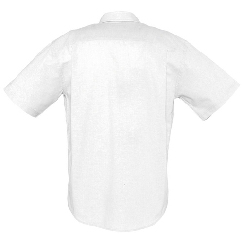 Рубашка мужская с коротким рукавом Brisbane, белая фото 2