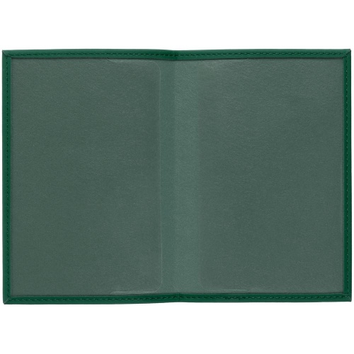 Обложка для паспорта Shall, зеленая фото 4