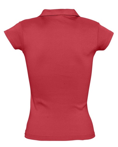 Рубашка поло женская без пуговиц Pretty 220, красная фото 2