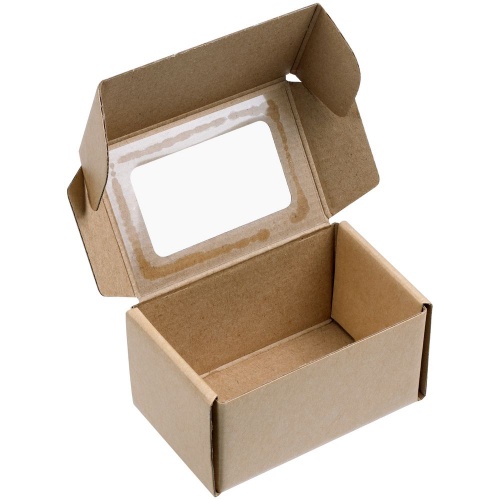 Коробка с окошком Knick Knack, крафт фото 2