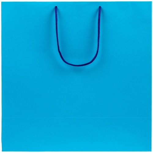 Пакет бумажный Porta L, голубой фото 2